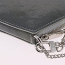 LOUIS VUITTON Vernis Porte Monnaie Flocon Coin Purse Gray M58218 LV Auth 203328M-17