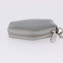 LOUIS VUITTON Vernis Porte Monnaie Flocon Coin Purse Gray M58218 LV Auth 203328M-4