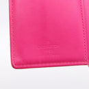 LOUIS VUITTON Vernis PortefeuilleViennois Wallet Fuchsia M91254 LV Auth 203329-17