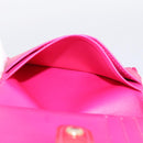 LOUIS VUITTON Vernis PortefeuilleViennois Wallet Fuchsia M91254 LV Auth 203329-19