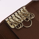GUCCI GG Canvas Key Case Beige Gold 127048 Auth 203330V-18