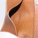GUCCI GG Canvas Key Case Beige Gold 127048 Auth 203330V-11
