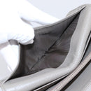 PRADA Long Wallet Leather Beige Silver Auth 203336A-19