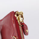 LOUIS VUITTON Vernis Pochette Cle NM Coin Purse M91737 LV Auth 203340A-9