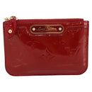 LOUIS VUITTON Vernis Pochette Cle NM Coin Purse M91737 LV Auth 203340A-13