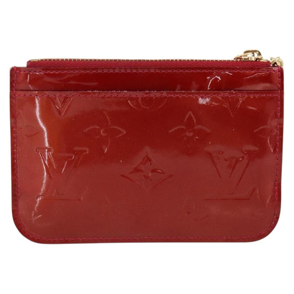 LOUIS VUITTON Vernis Pochette Cle NM Coin Purse M91737 LV Auth 203340A