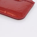 LOUIS VUITTON Vernis Pochette Cle NM Coin Purse M91737 LV Auth 203340A-14