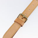 LOUIS VUITTON Adjustable Shoulder Strap Leather 39.8""-47.2"" Beige Auth 203349-11