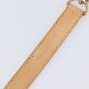 LOUIS VUITTON Adjustable Shoulder Strap Leather 39.8""-47.2"" Beige Auth 203349-14