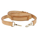 LOUIS VUITTON Adjustable Shoulder Strap Leather 39.8""-47.2"" Beige Auth 203349-2