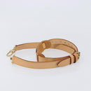 LOUIS VUITTON Adjustable Shoulder Strap Leather 39.8""-47.2"" Beige Auth 203349-4