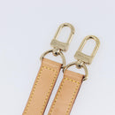 LOUIS VUITTON Adjustable Shoulder Strap Leather 39.8""-47.2"" Beige Auth 203349-6
