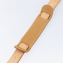 LOUIS VUITTON Adjustable Shoulder Strap Leather 39.8""-47.2"" Beige Auth 203349-9