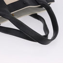 Chloe Alison Tote Bag Leather Ivory Black Auth 203353-9
