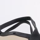 Chloe Alison Tote Bag Leather Ivory Black Auth 203353-15