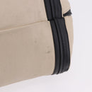 Chloe Alison Tote Bag Leather Ivory Black Auth 203353-17