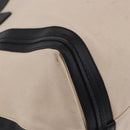 Chloe Alison Tote Bag Leather Ivory Black Auth 203353-18