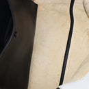 Chloe Alison Tote Bag Leather Ivory Black Auth 203353-11
