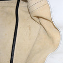 Chloe Alison Tote Bag Leather Ivory Black Auth 203353-25