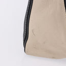 Chloe Alison Tote Bag Leather Ivory Black Auth 203353-7