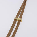 GUCCI Micro GG Canvas Shoulder Bag Beige Gold Tone 001 261 1055 Auth 203357-10