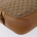 GUCCI Micro GG Canvas Shoulder Bag Beige Gold Tone 001 261 1055 Auth 203357-14