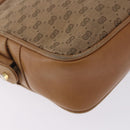 GUCCI Micro GG Canvas Shoulder Bag Beige Gold Tone 001 261 1055 Auth 203357-16