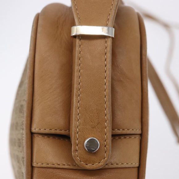 GUCCI Micro GG Canvas Shoulder Bag Beige Gold Tone 001 261 1055 Auth 203357