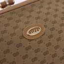 GUCCI Micro GG Canvas Shoulder Bag Beige Gold Tone 001 261 1055 Auth 203357-20