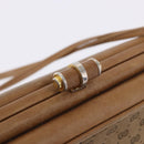 GUCCI Micro GG Canvas Shoulder Bag Beige Gold Tone 001 261 1055 Auth 203357-21