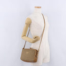 GUCCI Micro GG Canvas Shoulder Bag Beige Gold Tone 001 261 1055 Auth 203357-28