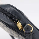 GUCCI GG Supreme Sherry Line Shoulder Bag PVC Navy Gold 116 02 089 Auth 203358-14