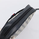GUCCI GG Supreme Sherry Line Shoulder Bag PVC Navy Gold 116 02 089 Auth 203358-6