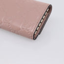 GUCCI GuccissimaGG Key Case Leather Pink Gold Tone 388682 Auth 203365A-15
