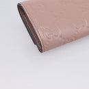GUCCI GuccissimaGG Key Case Leather Pink Gold Tone 388682 Auth 203365A-16