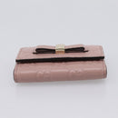 GUCCI GuccissimaGG Key Case Leather Pink Gold Tone 388682 Auth 203365A-6