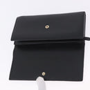 Vivienne Westwood Long Wallet Leather Black Gold Tone Auth 203366A-13
