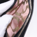 Vivienne Westwood Long Wallet Leather Black Gold Tone Auth 203366A-17