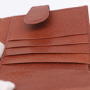GUCCI Web Sherry Line Bifold Wallet Leather Brown 035 184 1647 Auth 203367A-20