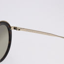 PRADA Sunglasses Metal Brown Gold Tone Auth 203370-9
