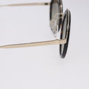 PRADA Sunglasses Metal Brown Gold Tone Auth 203370-6