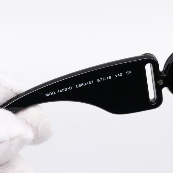 VERSACE Sunglasses Plastic Black Auth 203371M