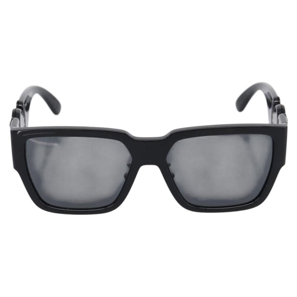 VERSACE Sunglasses Plastic Black Auth 203371M