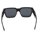 VERSACE Sunglasses Plastic Black Auth 203371M-2