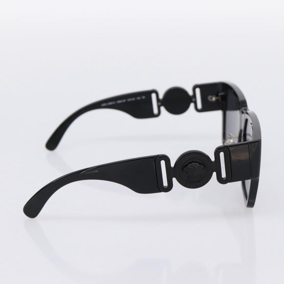 VERSACE Sunglasses Plastic Black Auth 203371M