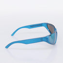 BALENCIAGA Sunglasses Plastic Blue Silver Auth 203373M-4