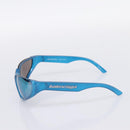 BALENCIAGA Sunglasses Plastic Blue Silver Auth 203373M-5
