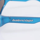 BALENCIAGA Sunglasses Plastic Blue Silver Auth 203373M-6