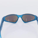 BALENCIAGA Sunglasses Plastic Blue Silver Auth 203373M-9