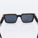 LOUIS VUITTON 1.1 Millionaire Sunglasses Plastic Black Gold Z1165E Auth 203374M-9